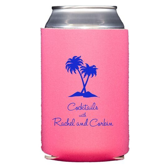 Palm Trees Collapsible Koozies